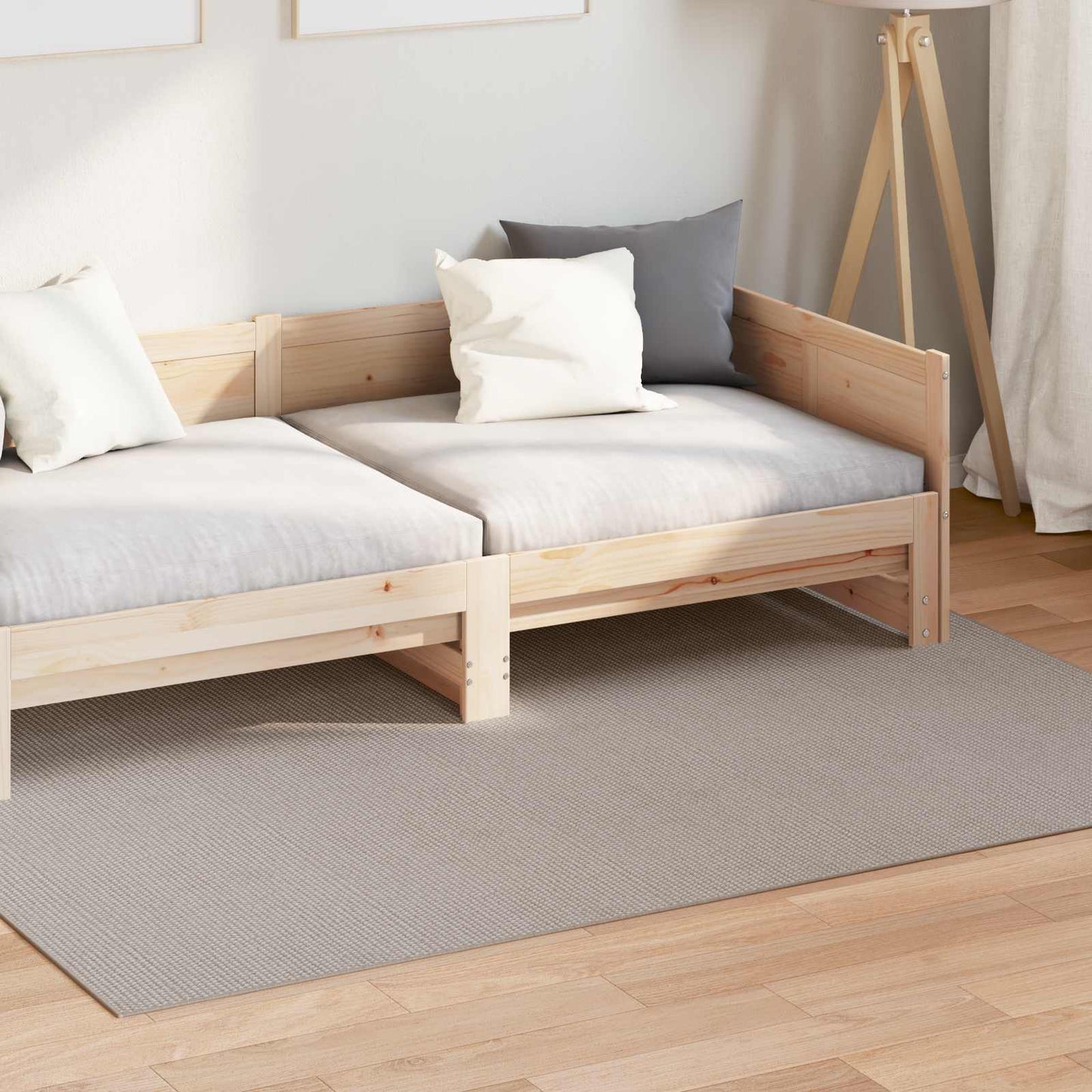 Területszőnyegek LUGO Krém és Taupe 120 x 170 cm Poliészter