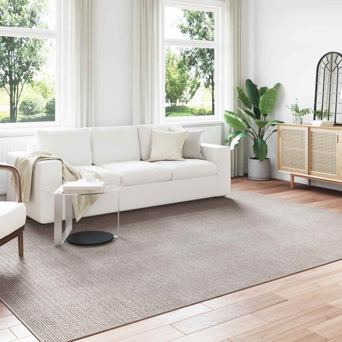 Területszőnyegek LUGO Krém és Taupe 280 x 200 cm Poliészter