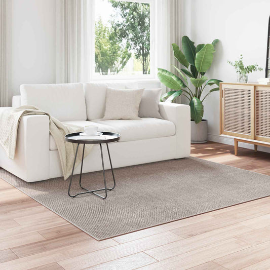 Területszőnyegek LUGO Krém és Taupe 120 x 120 cm Poliészter