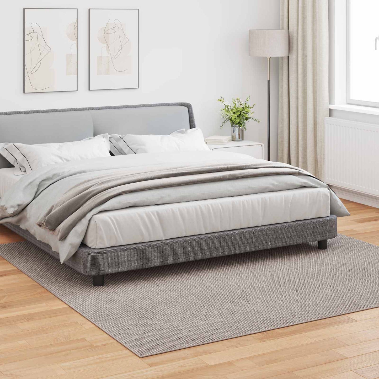 Területszőnyegek LUGO Krém és Taupe 240 x 240 cm Poliészter
