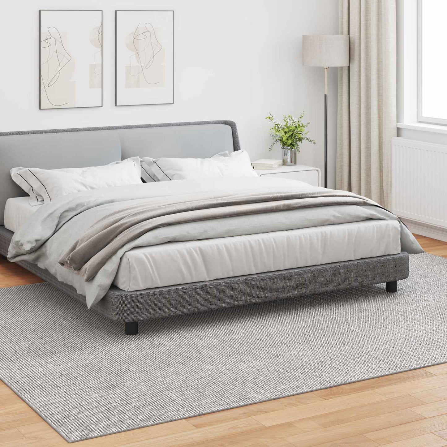Területszőnyegek LUGO Krém és Szürke 280 x 200 cm Poliészter