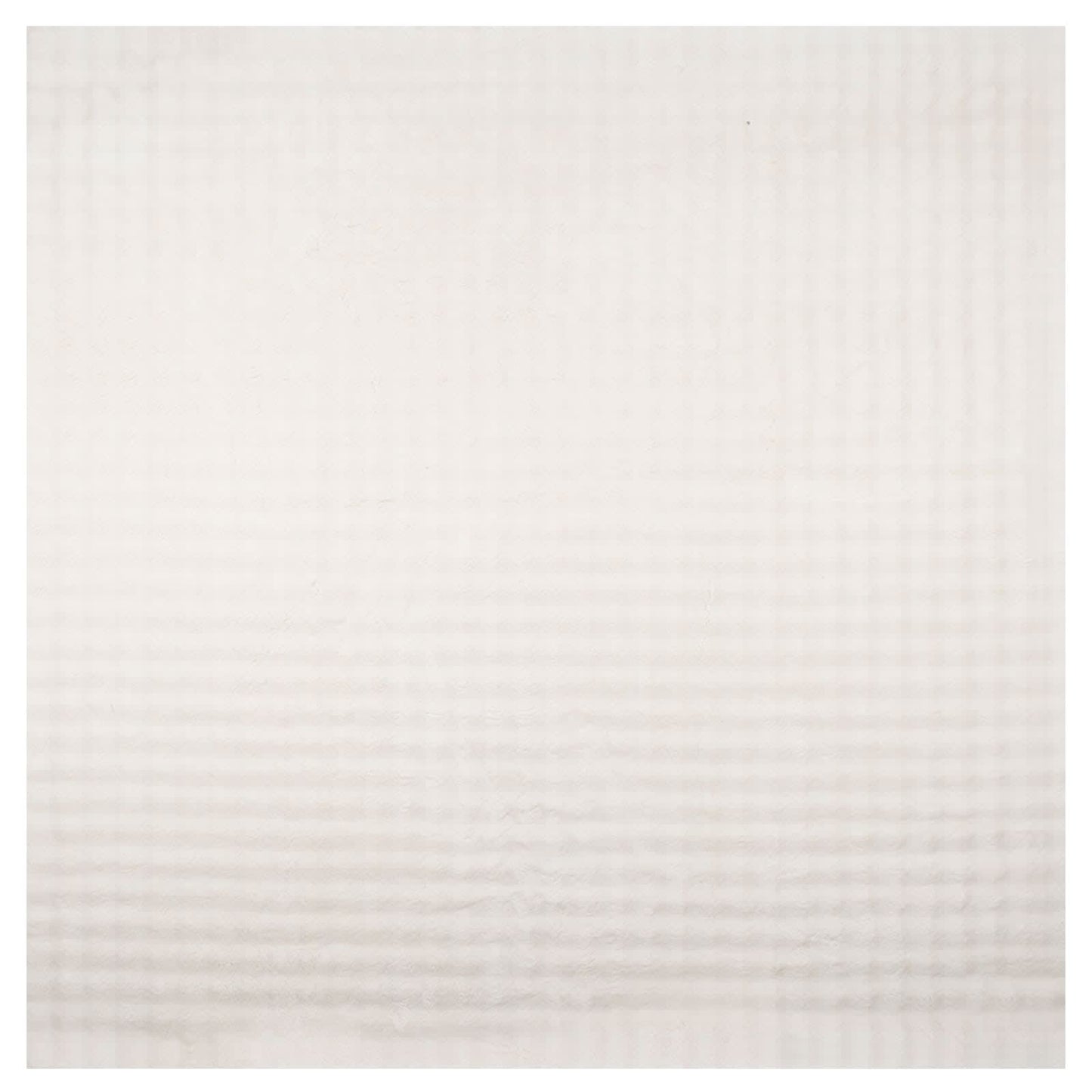 Területszőnyegek SIROLO Krémszínű 120 x 120 cm Poliészter