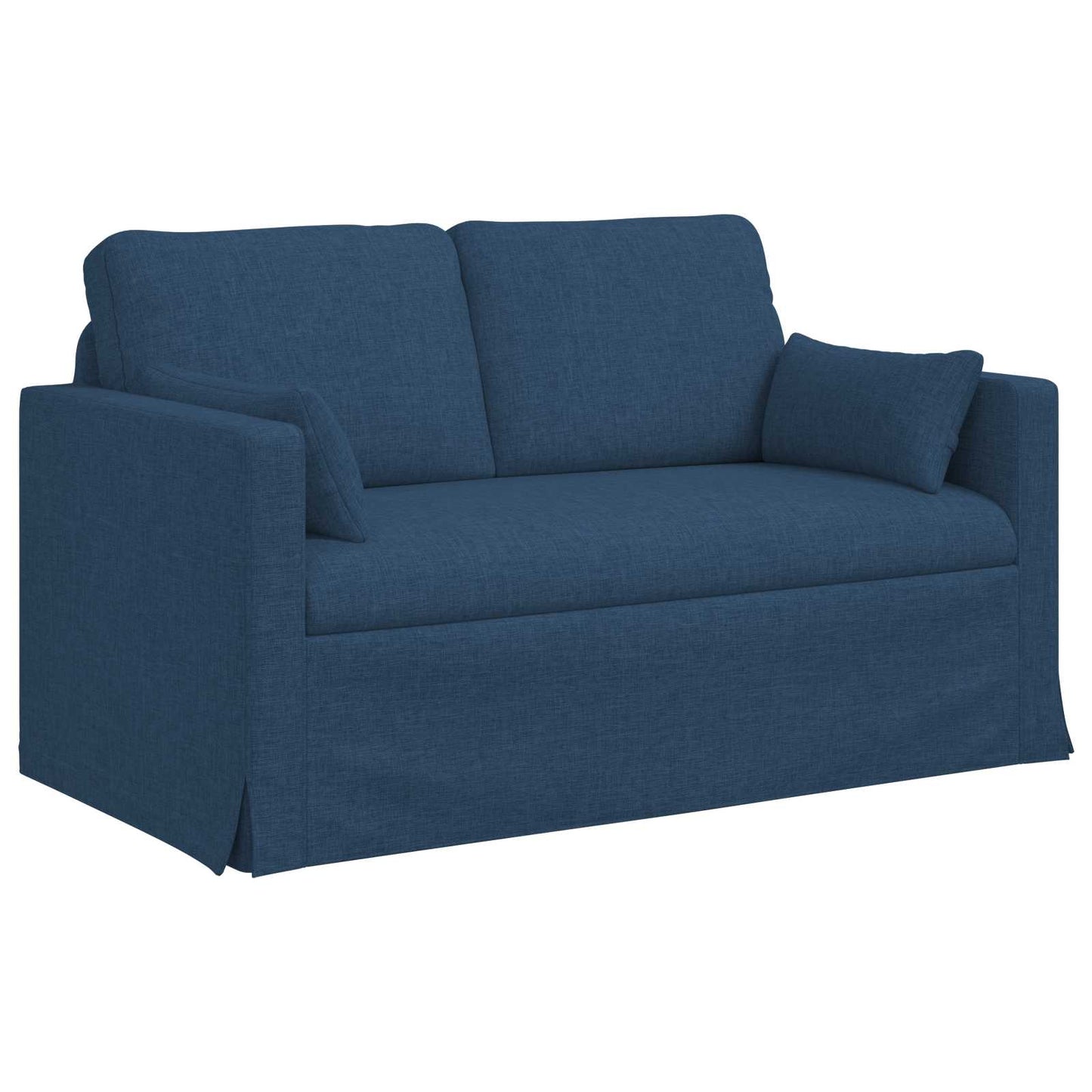 Kanapé Szett 2 pcs Kék 139 x 78 x 80 cm szövet