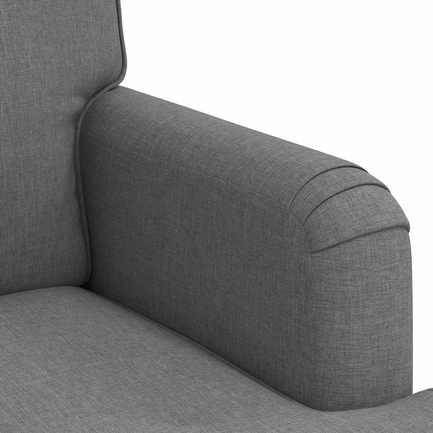 Kanapé Szett 2 pcs Sötétszürke 144 x 80 x 85 cm szövet