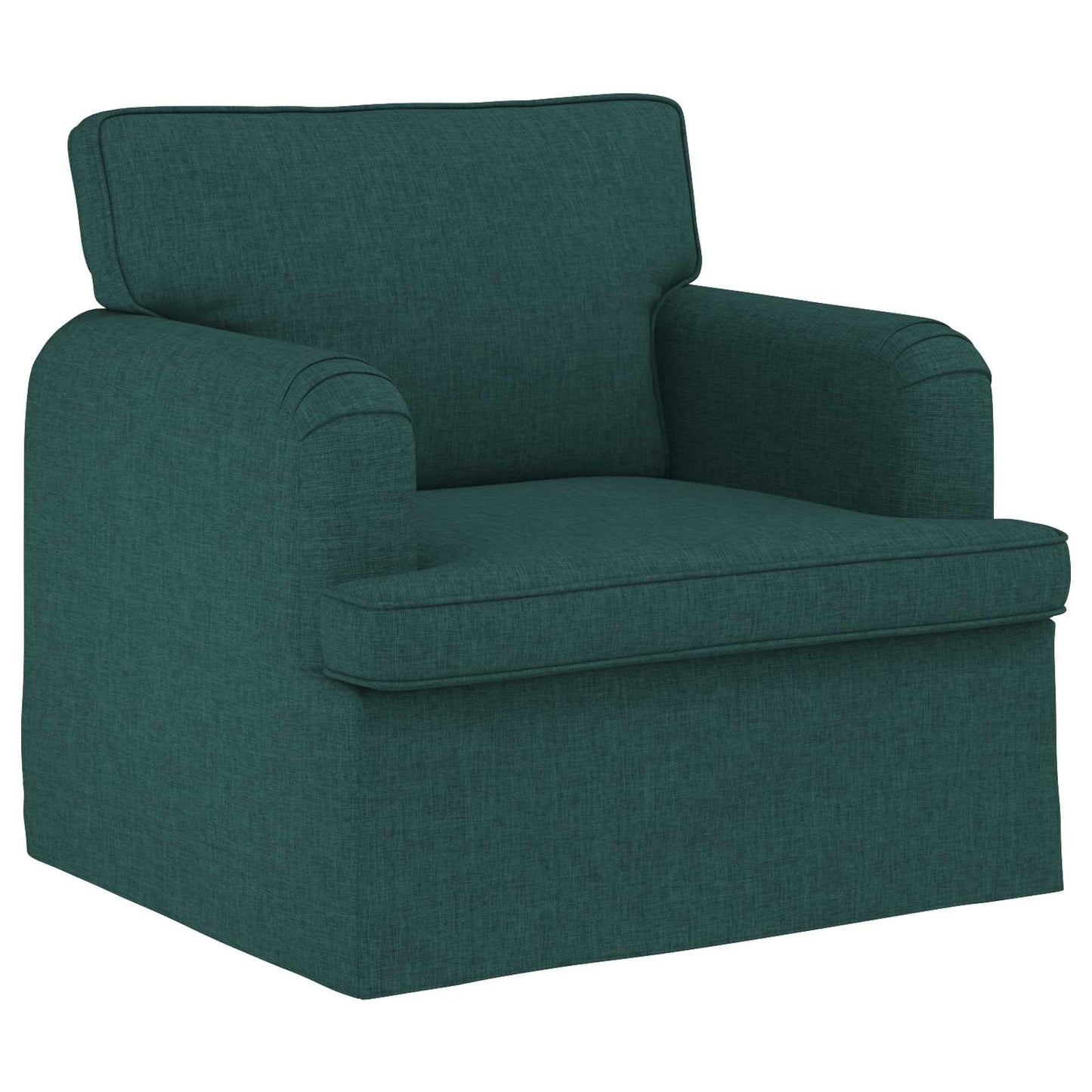 Kanapé Szett 2 pcs Sötétzöld 144 x 80 x 85 cm szövet