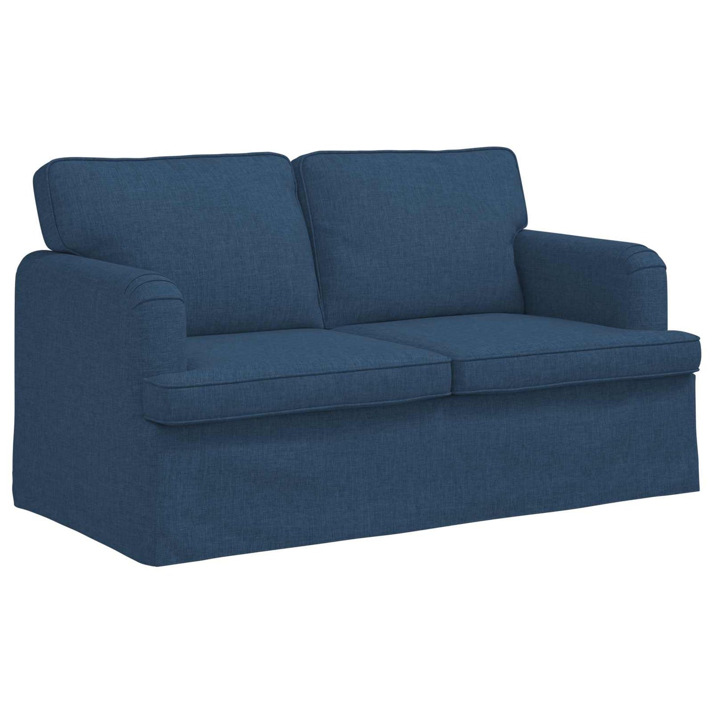 Kanapé Szett 2 pcs Kék 144 x 80 x 85 cm szövet