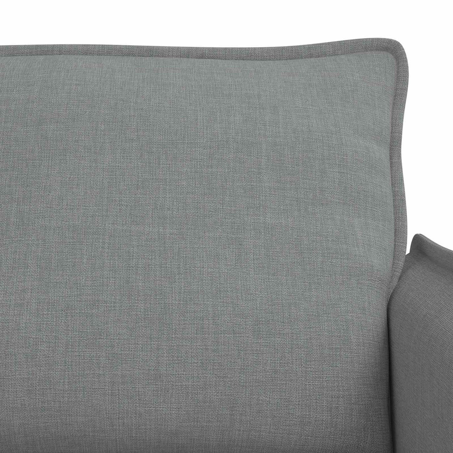 Kanapé Szett 2 pcs Világosszürke 136 x 82 x 85 cm Szövet