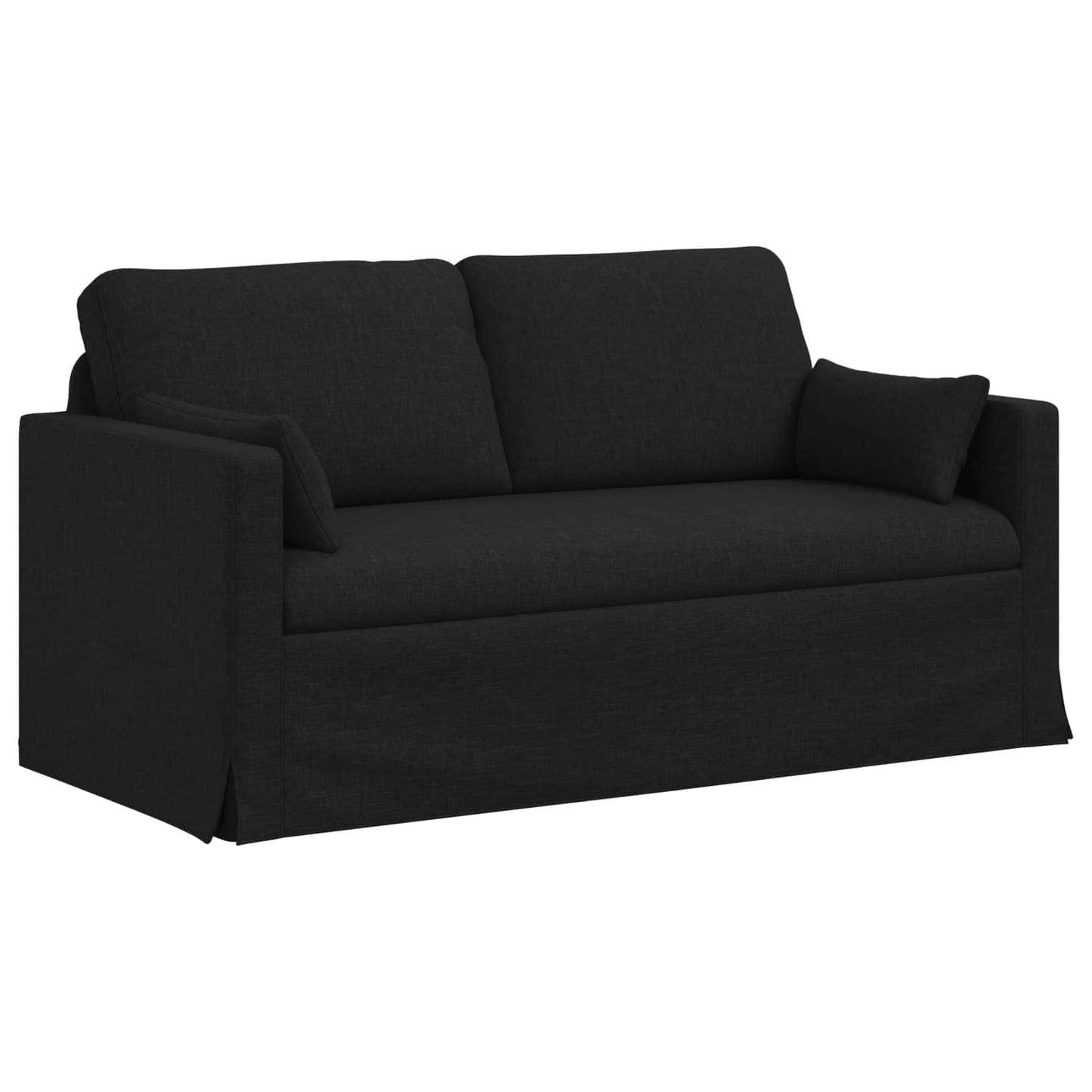 Kanapé Szett 2 pcs Fekete 158 x 78 x 80 cm szövet
