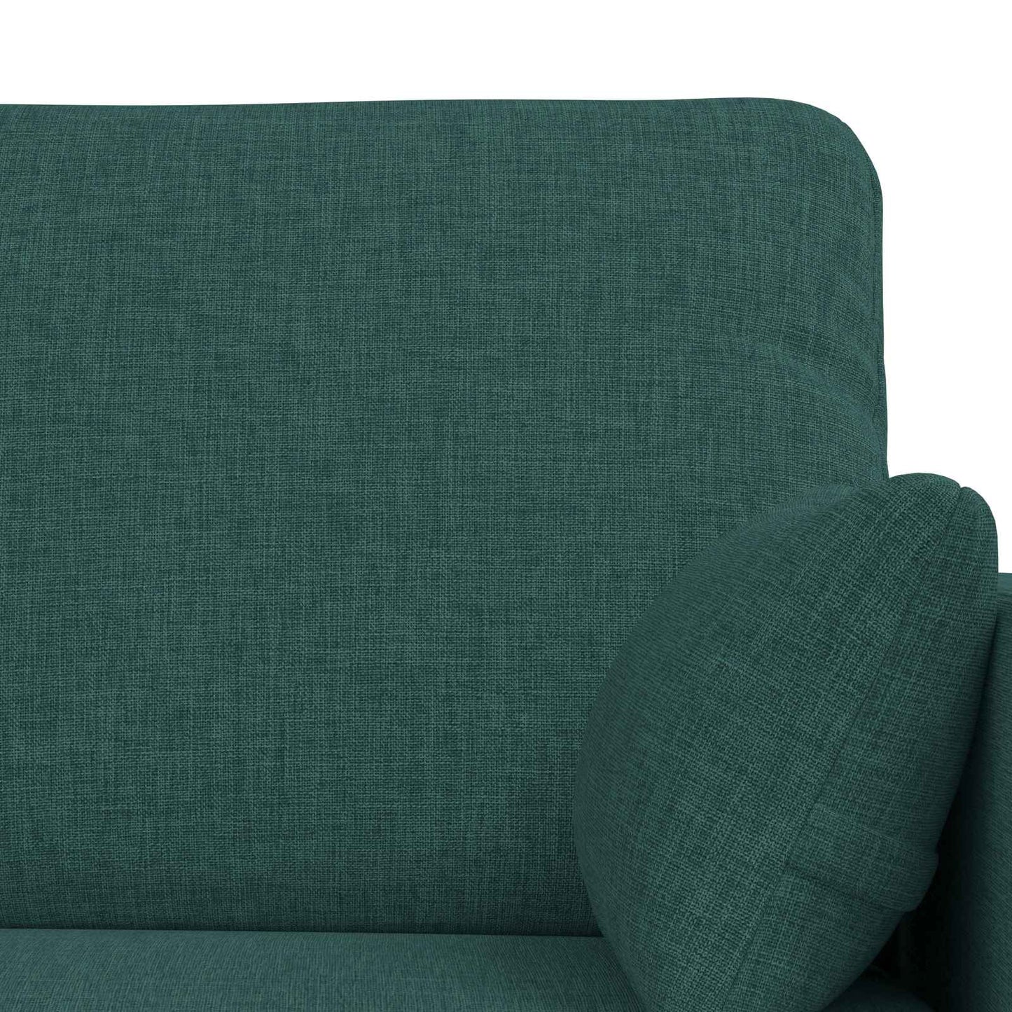 Kanapé Szett 2 pcs Sötétzöld 158 x 78 x 80 cm szövet