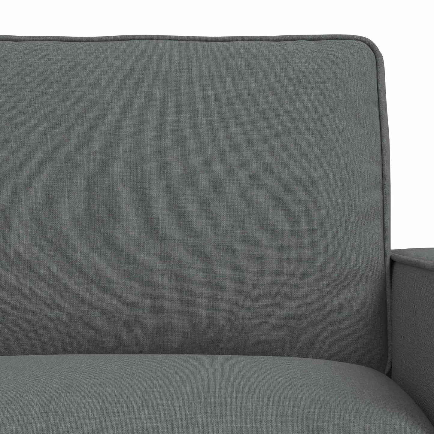 Kanapé Szett 2 pcs Sötétszürke 182 x 80 x 82 cm szövet