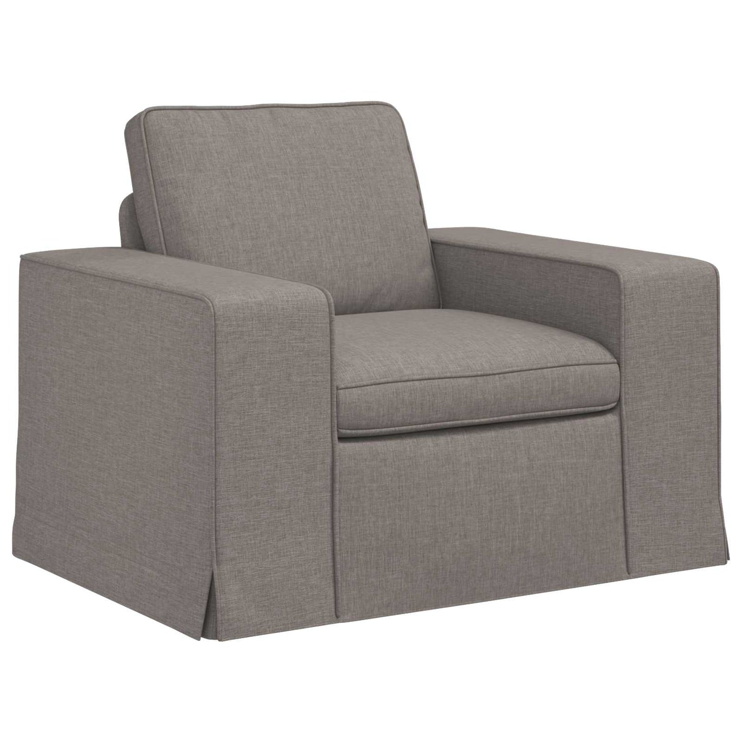 Kanapé Szett 2 pcs Tópszínű 182 x 80 x 82 cm szövet