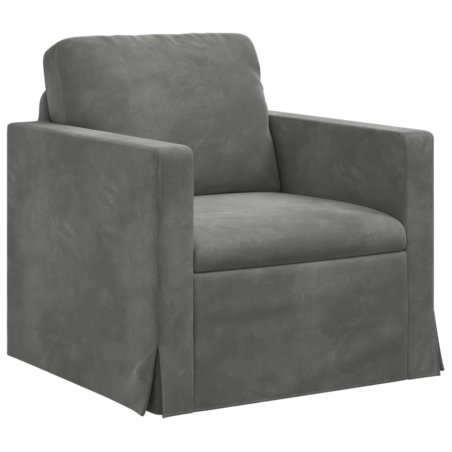 Kanapé Szett 2 pcs Sötétszürke 158 x 78 x 80 cm Bársony