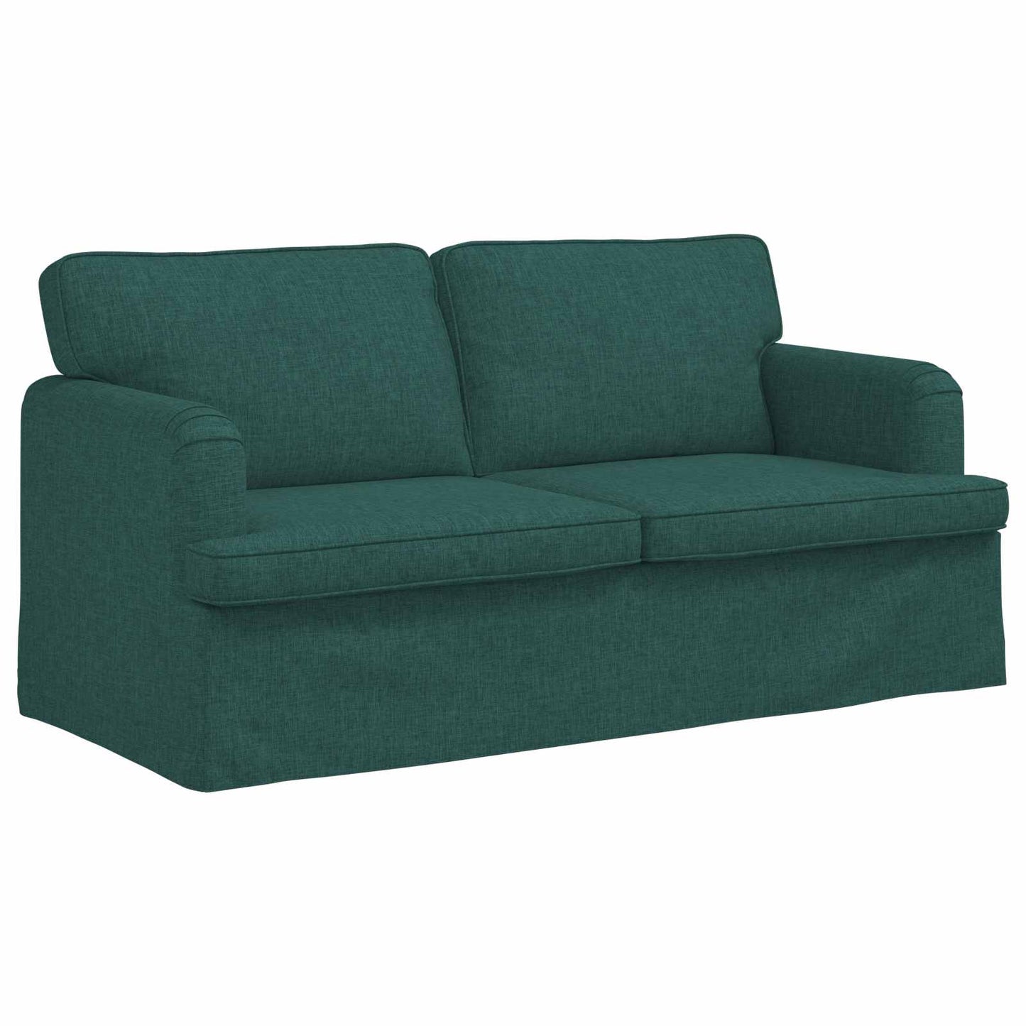 Kanapé Szett 2 pcs Sötétzöld 162 x 80 x 85 cm szövet