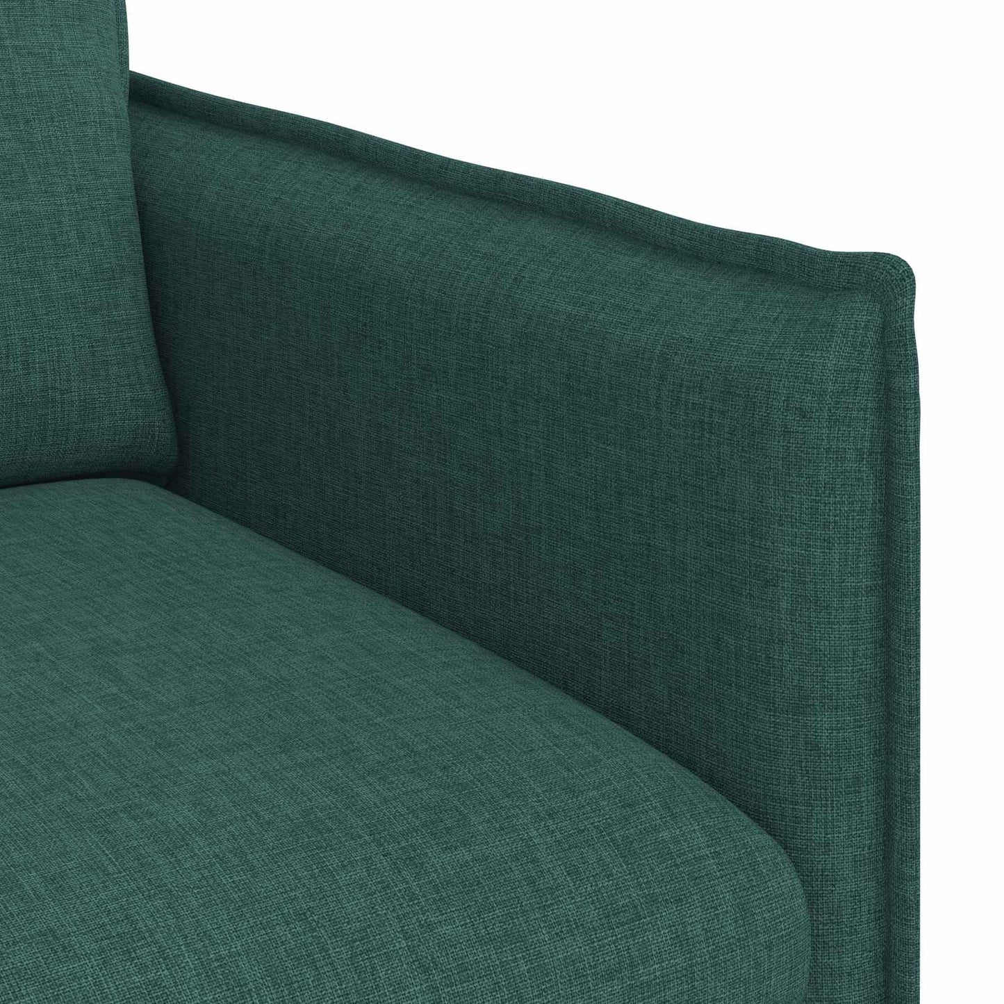 Kanapé Szett 2 pcs Sötétzöld 156 x 82 x 85 cm Szövet