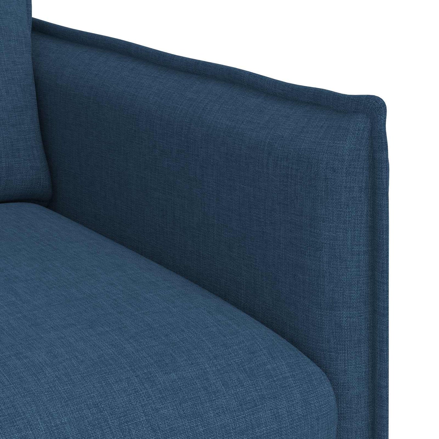 Kanapé Szett 2 pcs Kék 156 x 82 x 85 cm Szövet