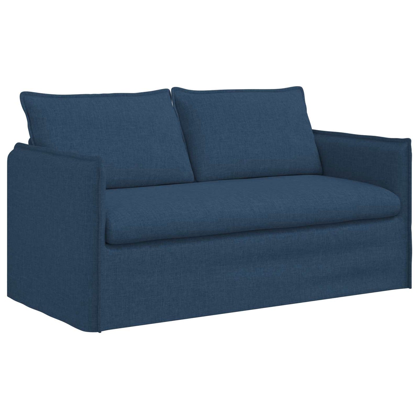Kanapé Szett 2 pcs Kék 156 x 82 x 85 cm Szövet