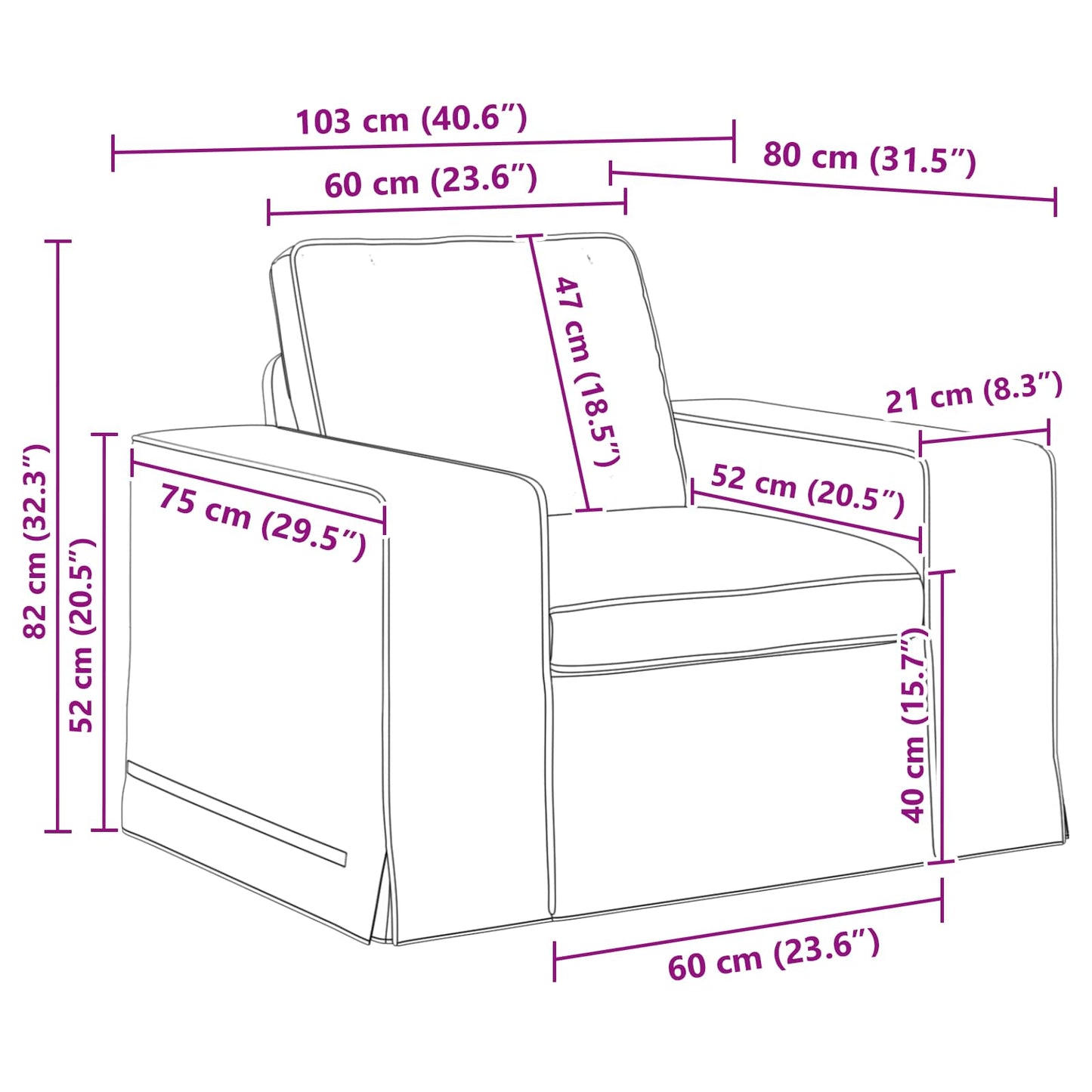 Kanapé Szett 2 pcs Fekete 222 x 80 x 82 cm szövet