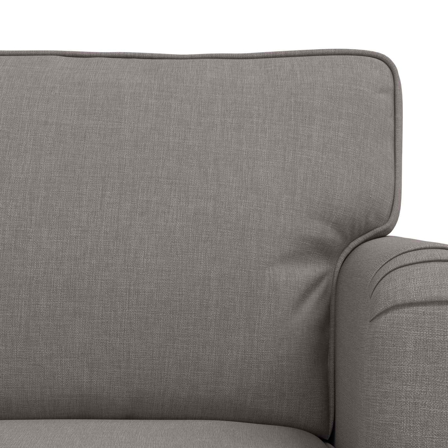 Kanapé Szett 2 pcs Tópszínű 201 x 80 x 85 cm szövet