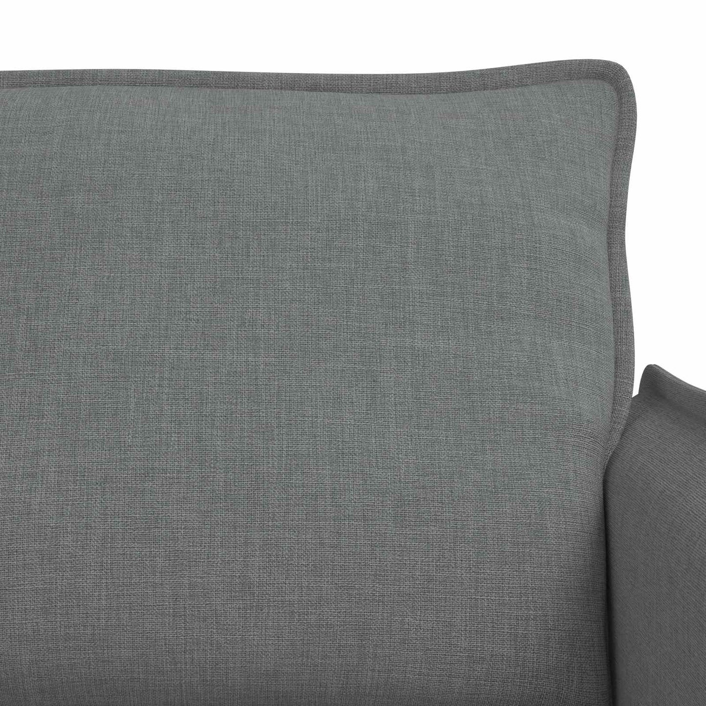 Kanapé Szett 2 pcs Sötétszürke 196 x 82 x 85 cm Szövet