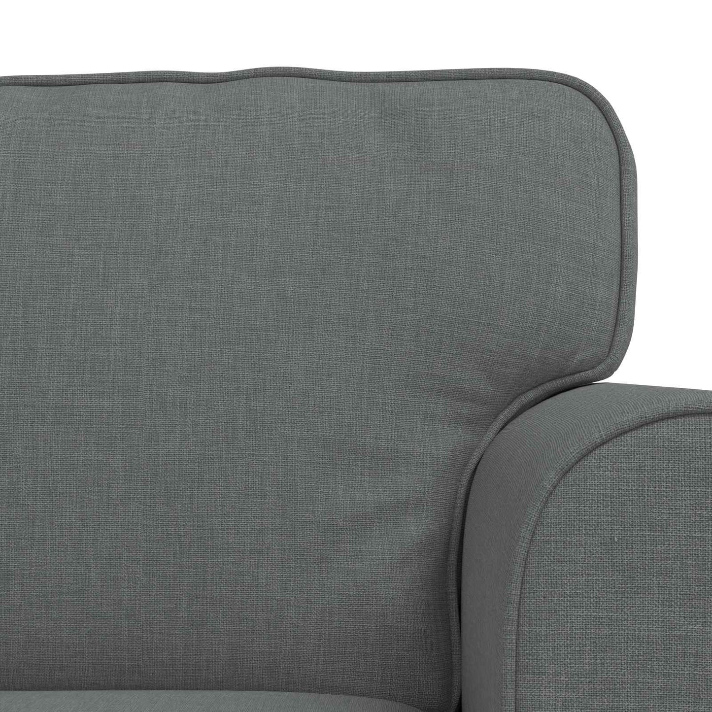 Kanapé Szett 2 pcs Sötétszürke 245 x 82 x 80 cm szövet