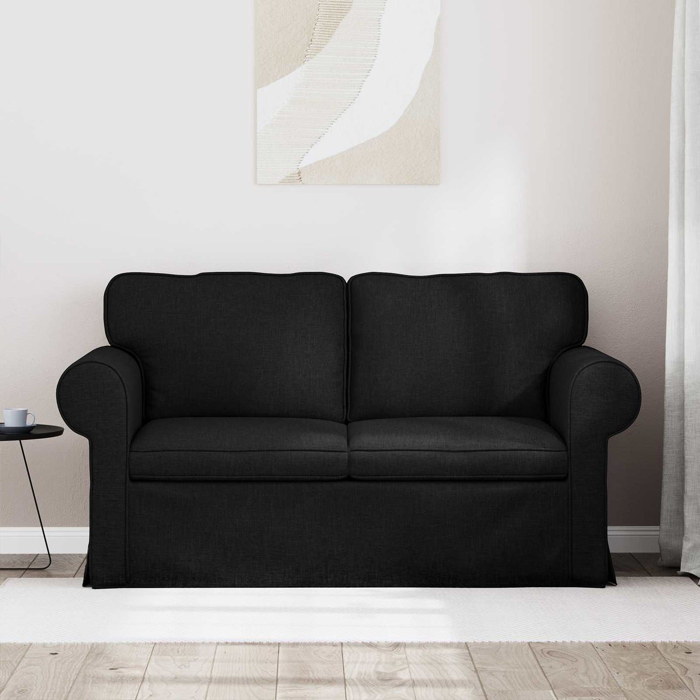Kanapé Fekete 155 x 82 x 80 cm szövet