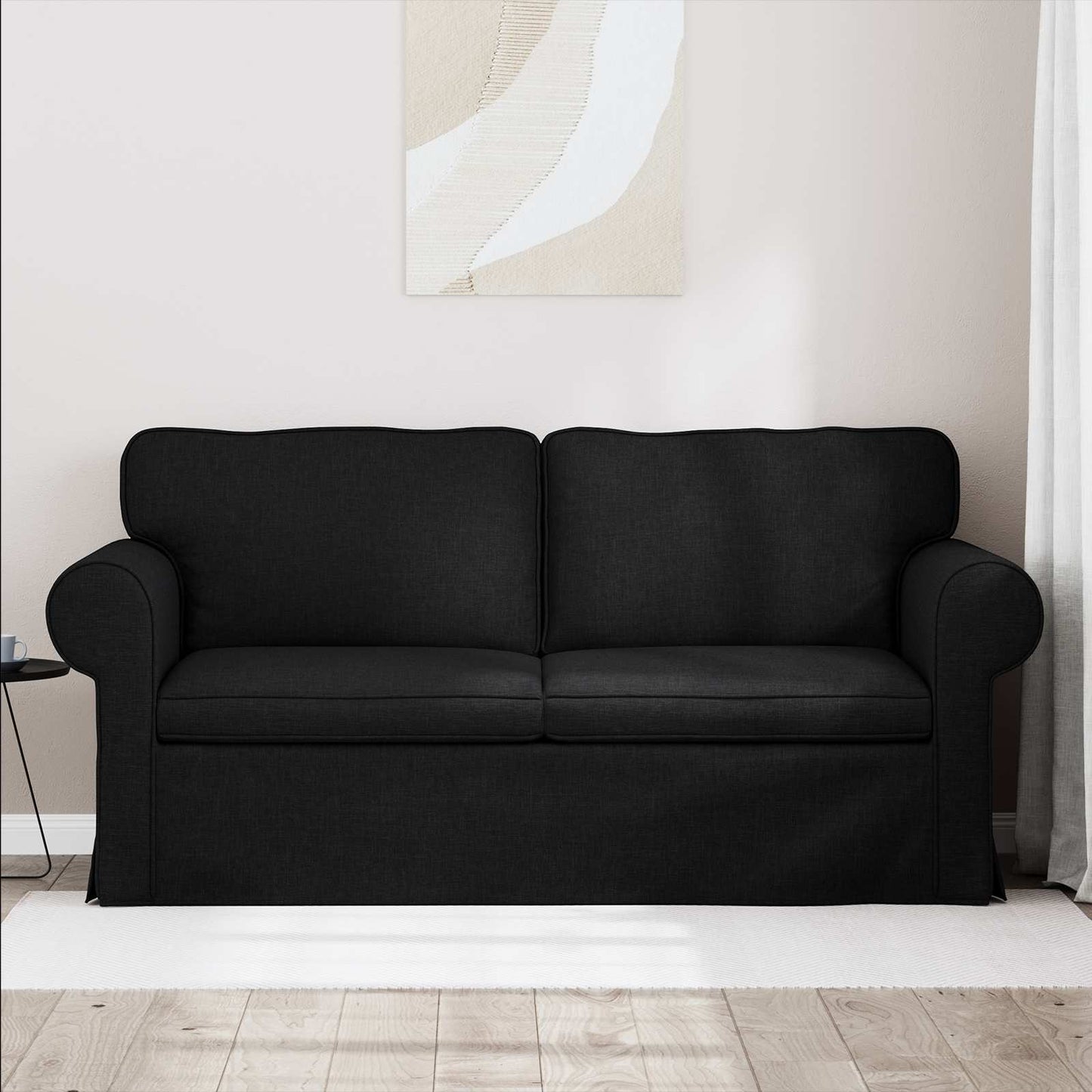 Kanapé Fekete 175 x 82 x 80 cm szövet