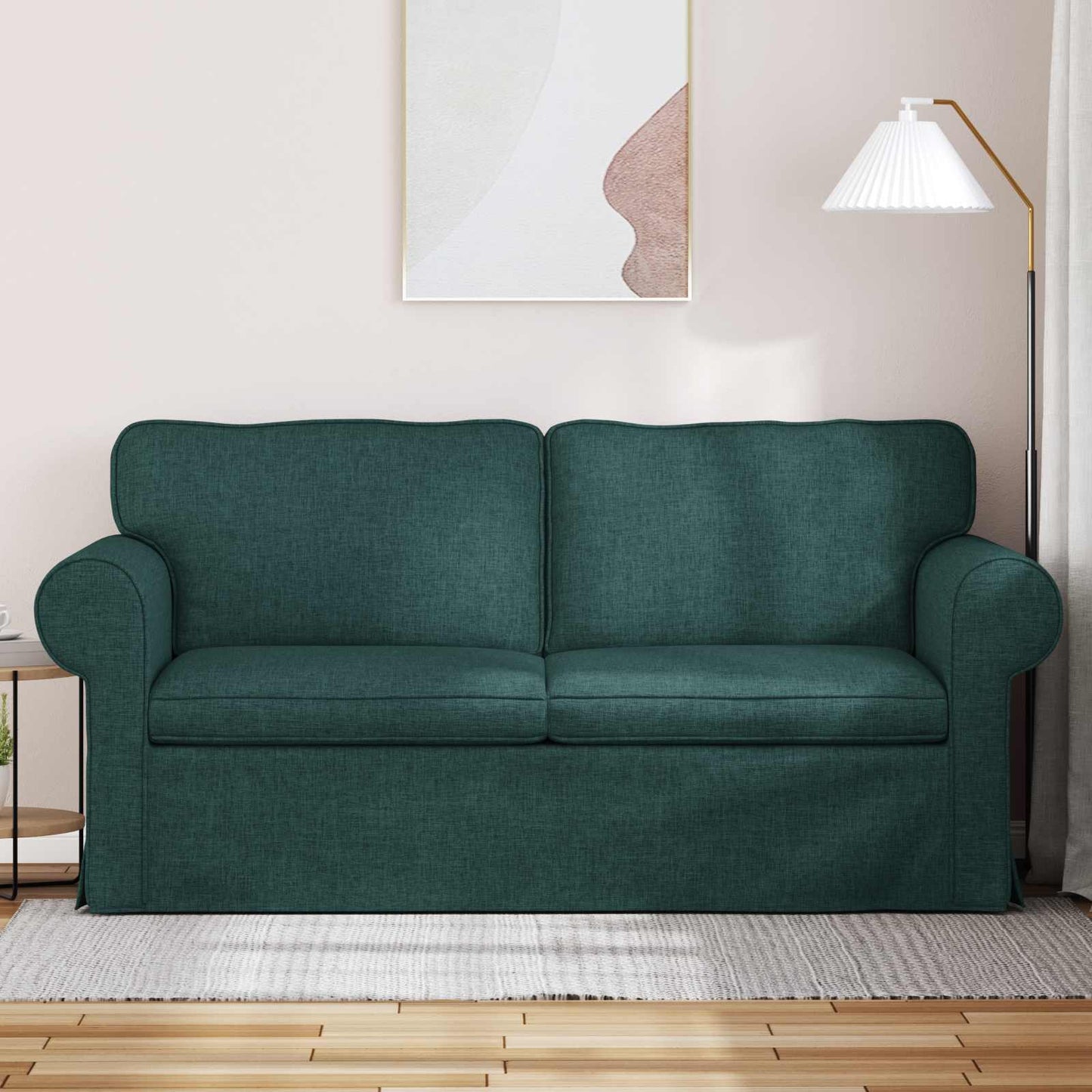 Kanapé Sötétzöld 175 x 82 x 80 cm szövet