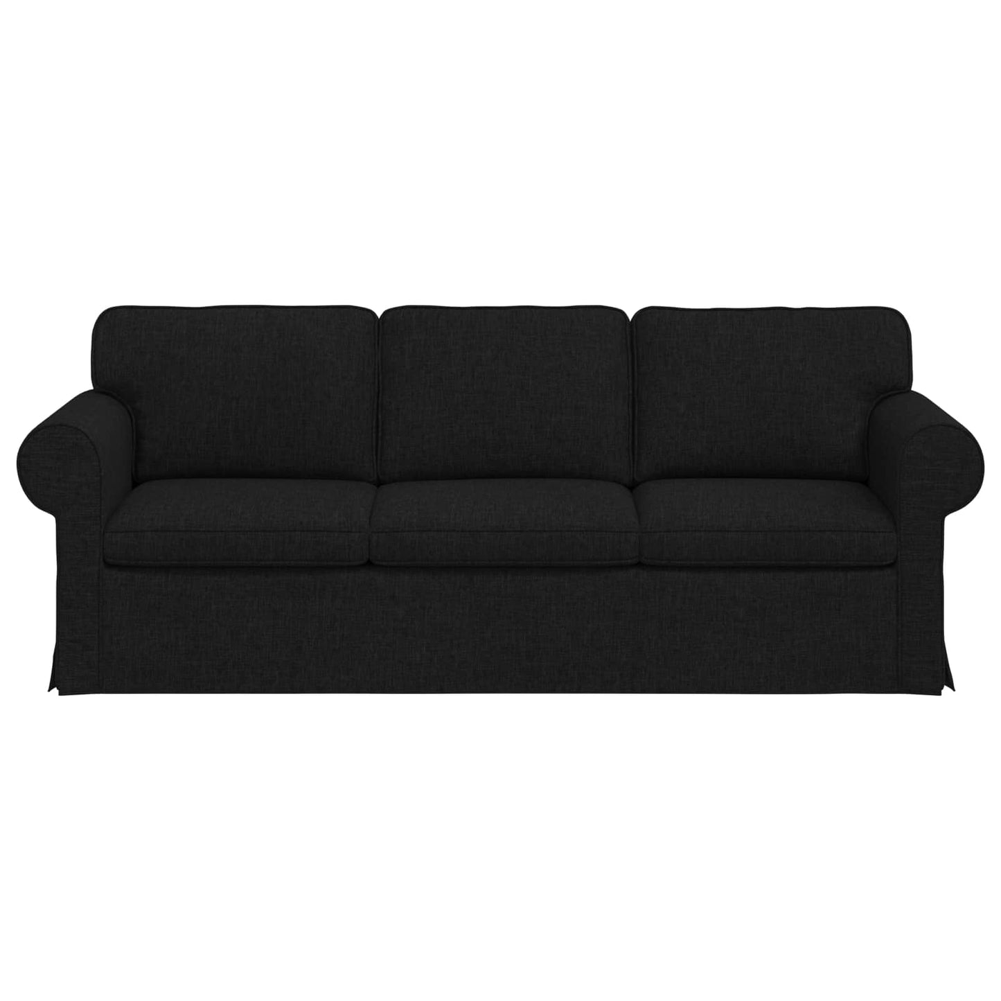 Kanapé Fekete 215 x 82 x 80 cm szövet