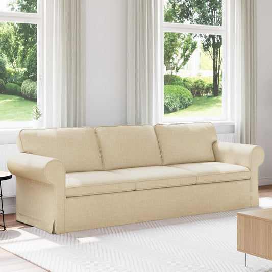 Kanapé Krém 245 x 82 x 80 cm szövet