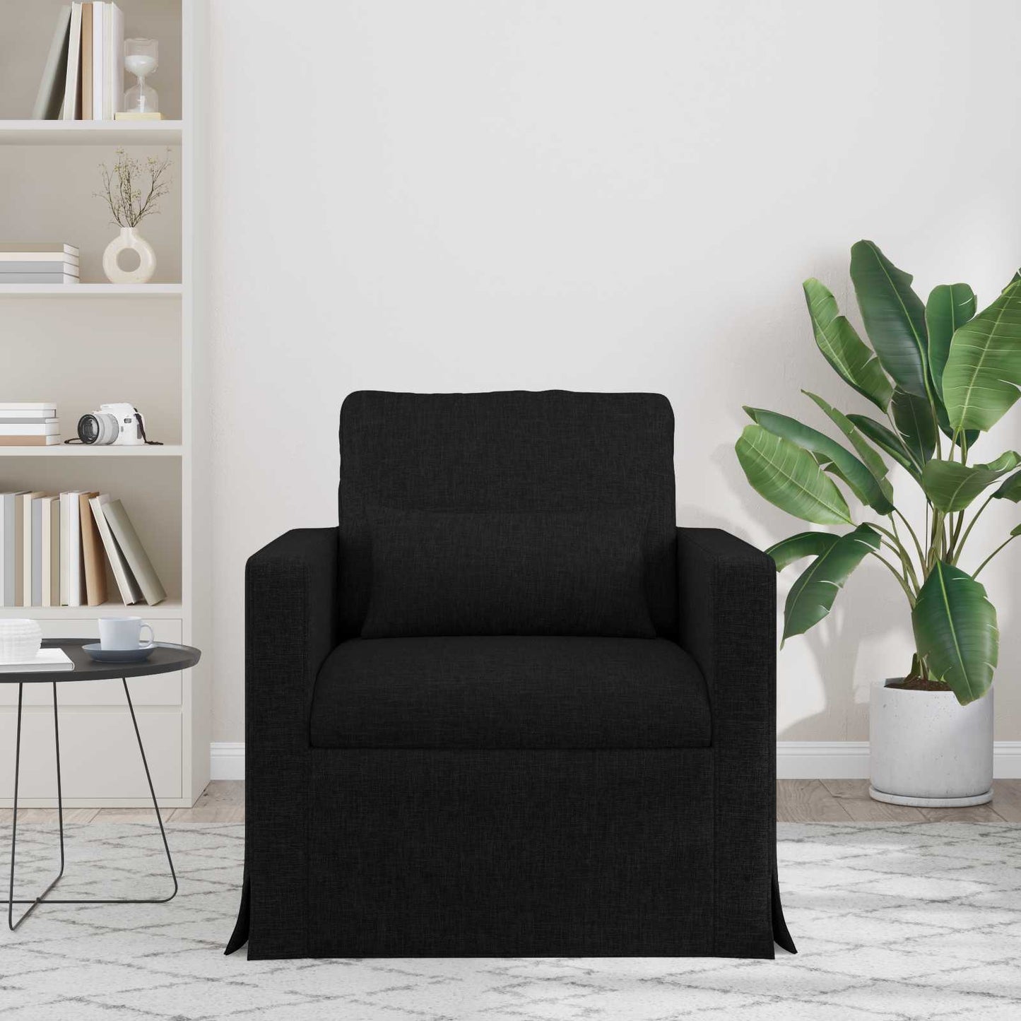 Kanapé Fekete 78 x 78 x 80 cm szövet