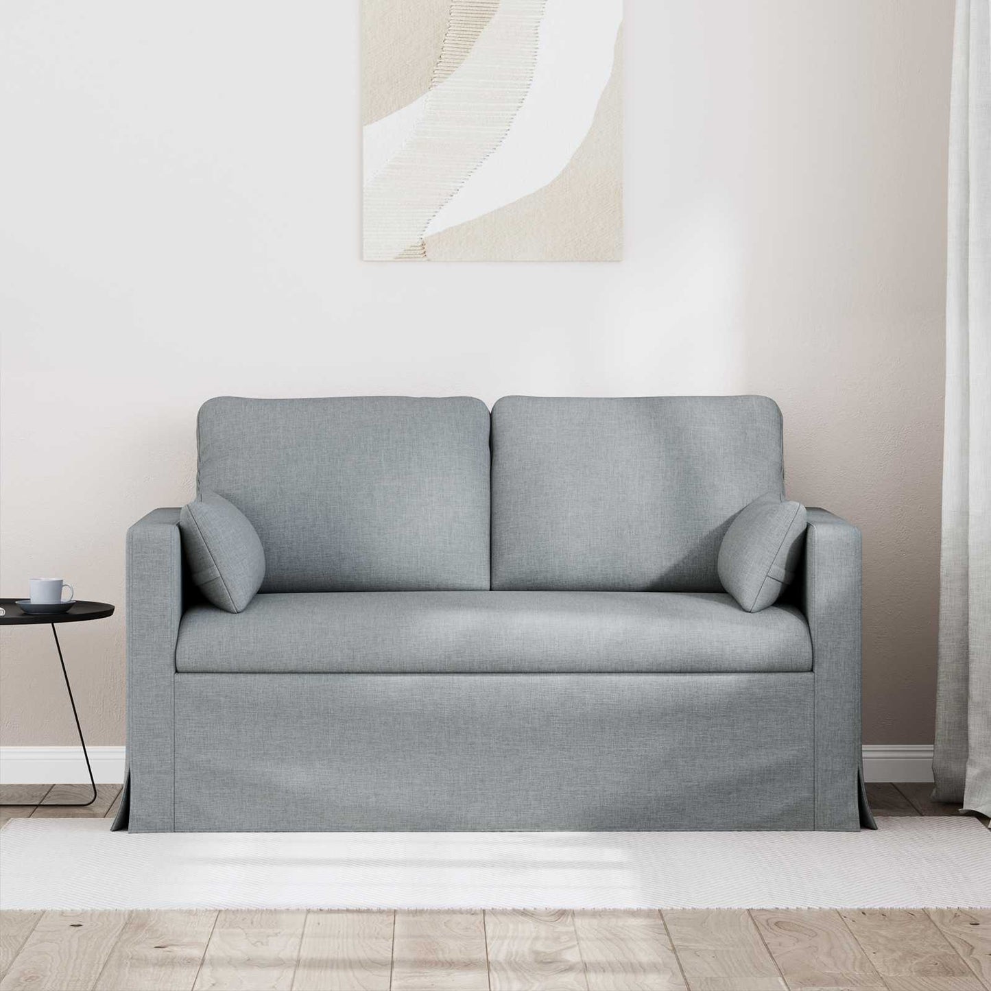 Kanapé Világosszürke 139 x 78 x 80 cm szövet