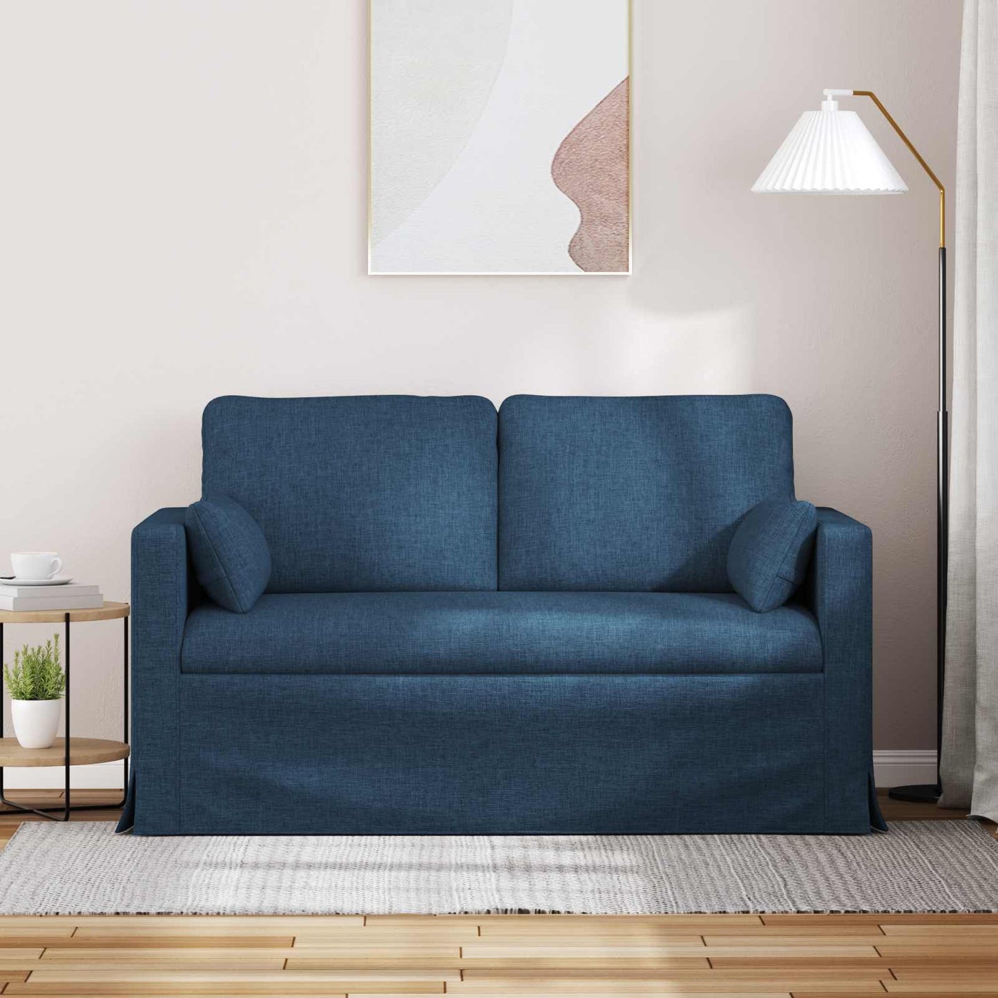 Kanapé Kék 139 x 78 x 80 cm szövet