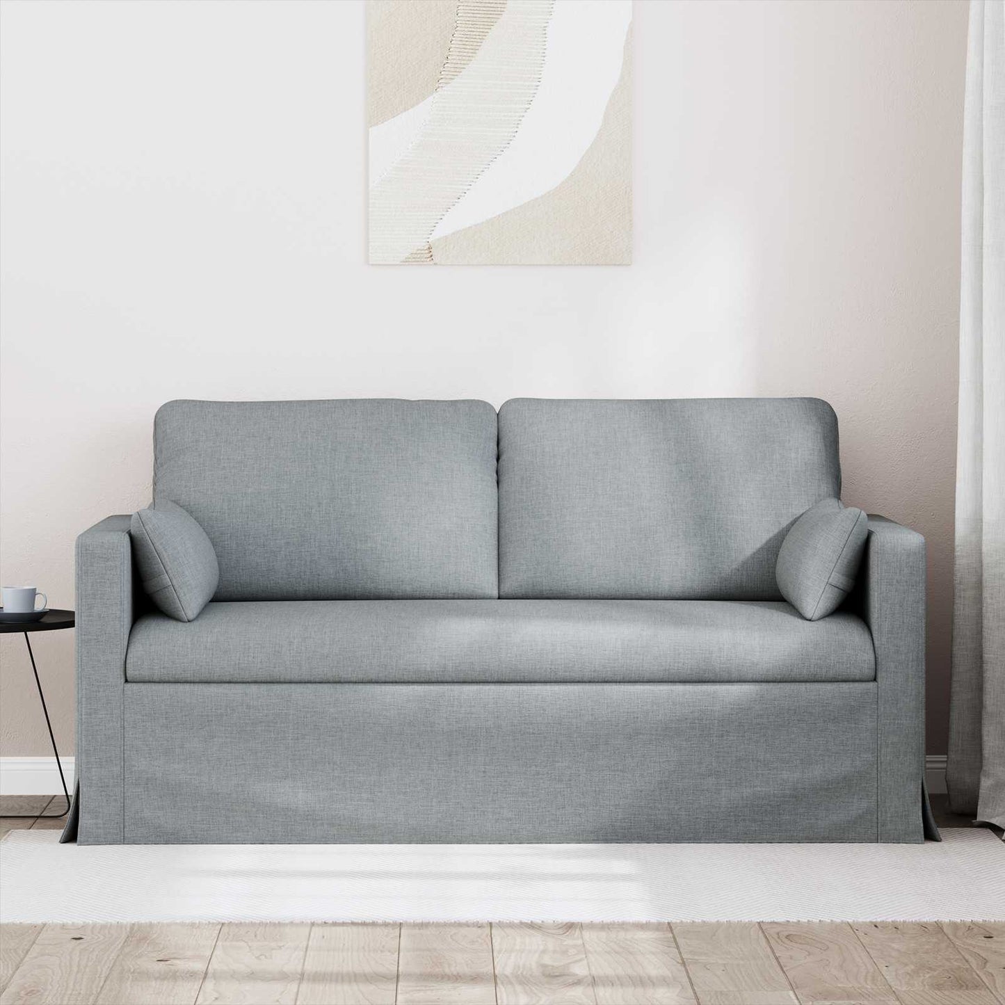 Kanapé Világosszürke 158 x 78 x 80 cm szövet