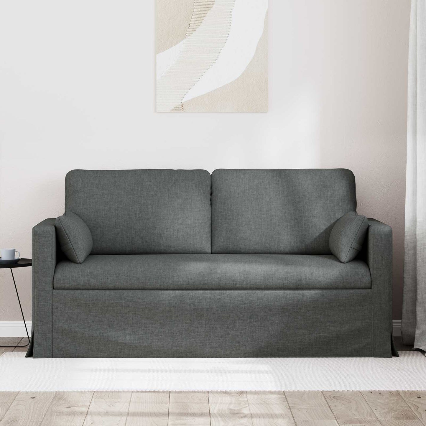 Kanapé Sötétszürke 158 x 78 x 80 cm szövet