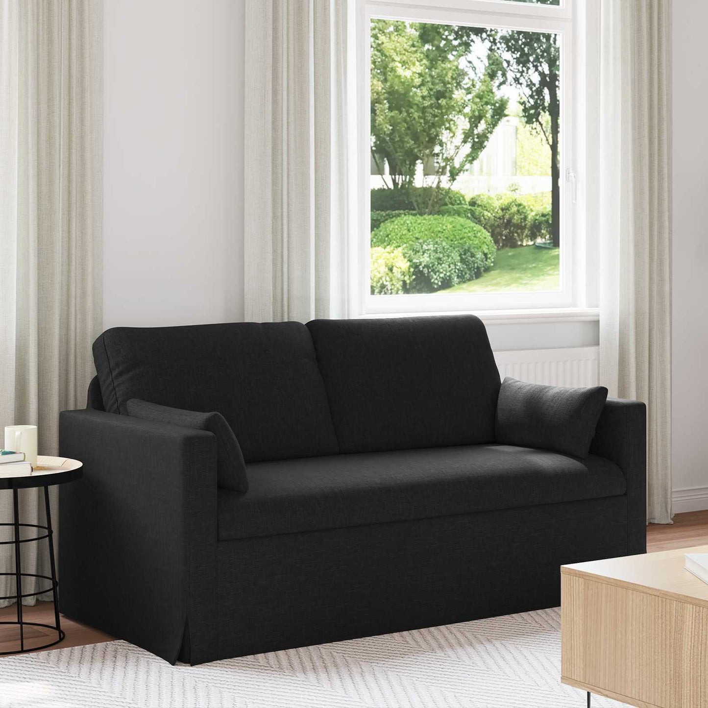 Kanapé Fekete 158 x 78 x 80 cm szövet