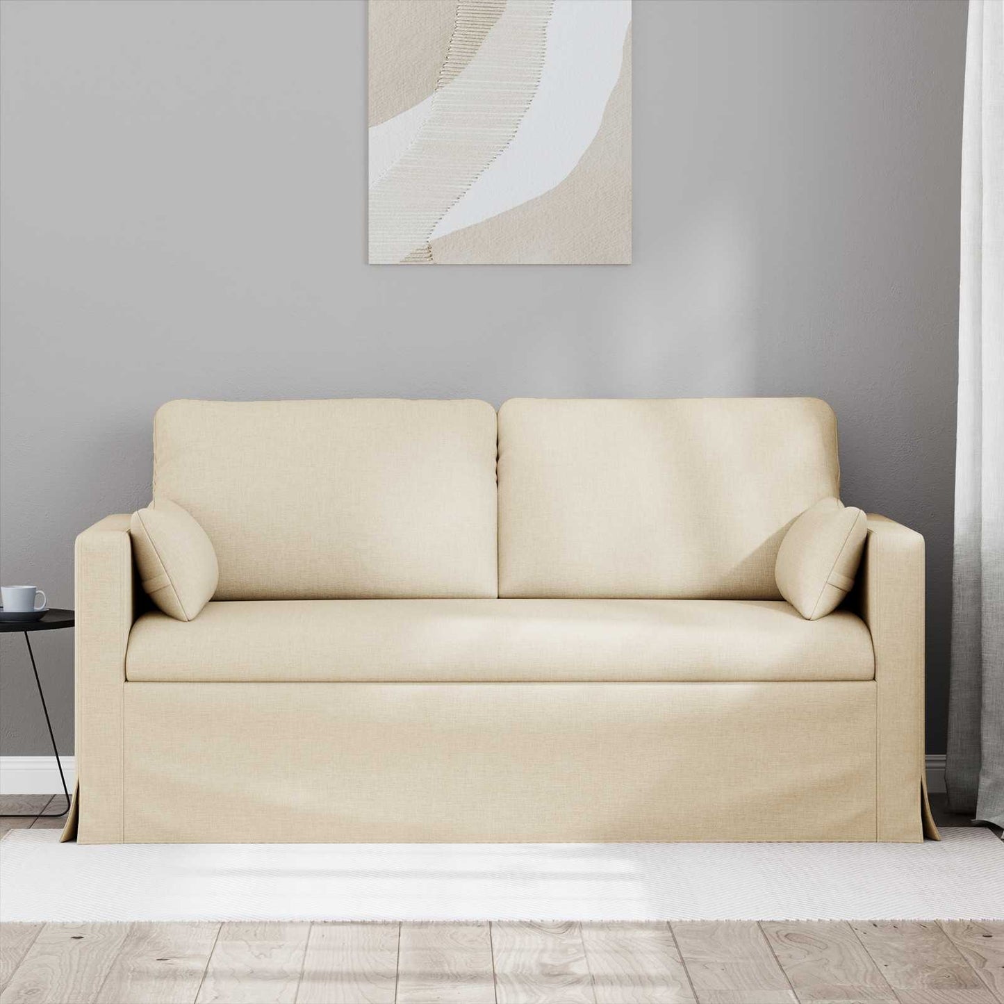 Kanapé Krém 158 x 78 x 80 cm szövet