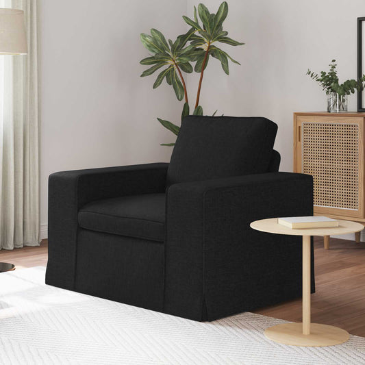 Kanapé Fekete 103 x 80 x 82 cm szövet
