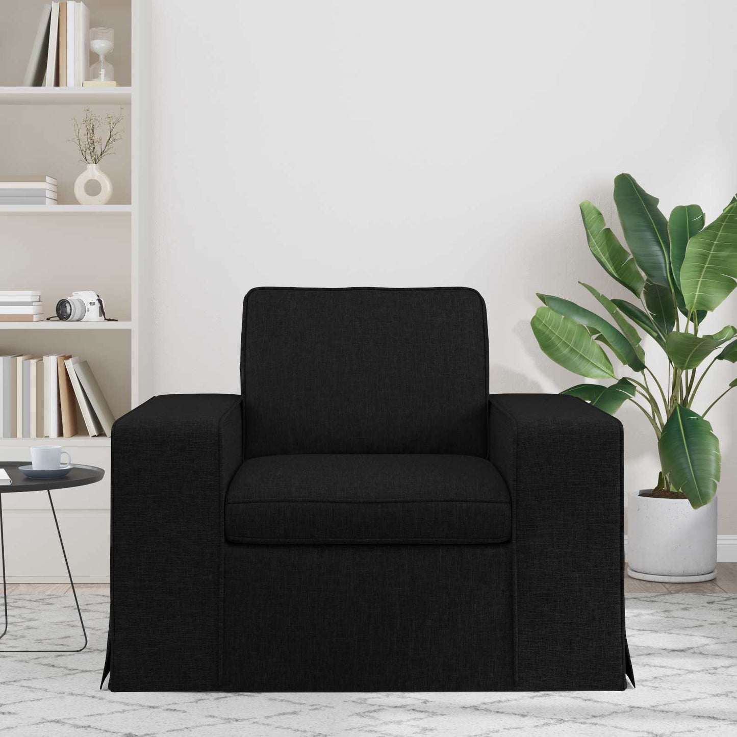 Kanapé Fekete 103 x 80 x 82 cm szövet