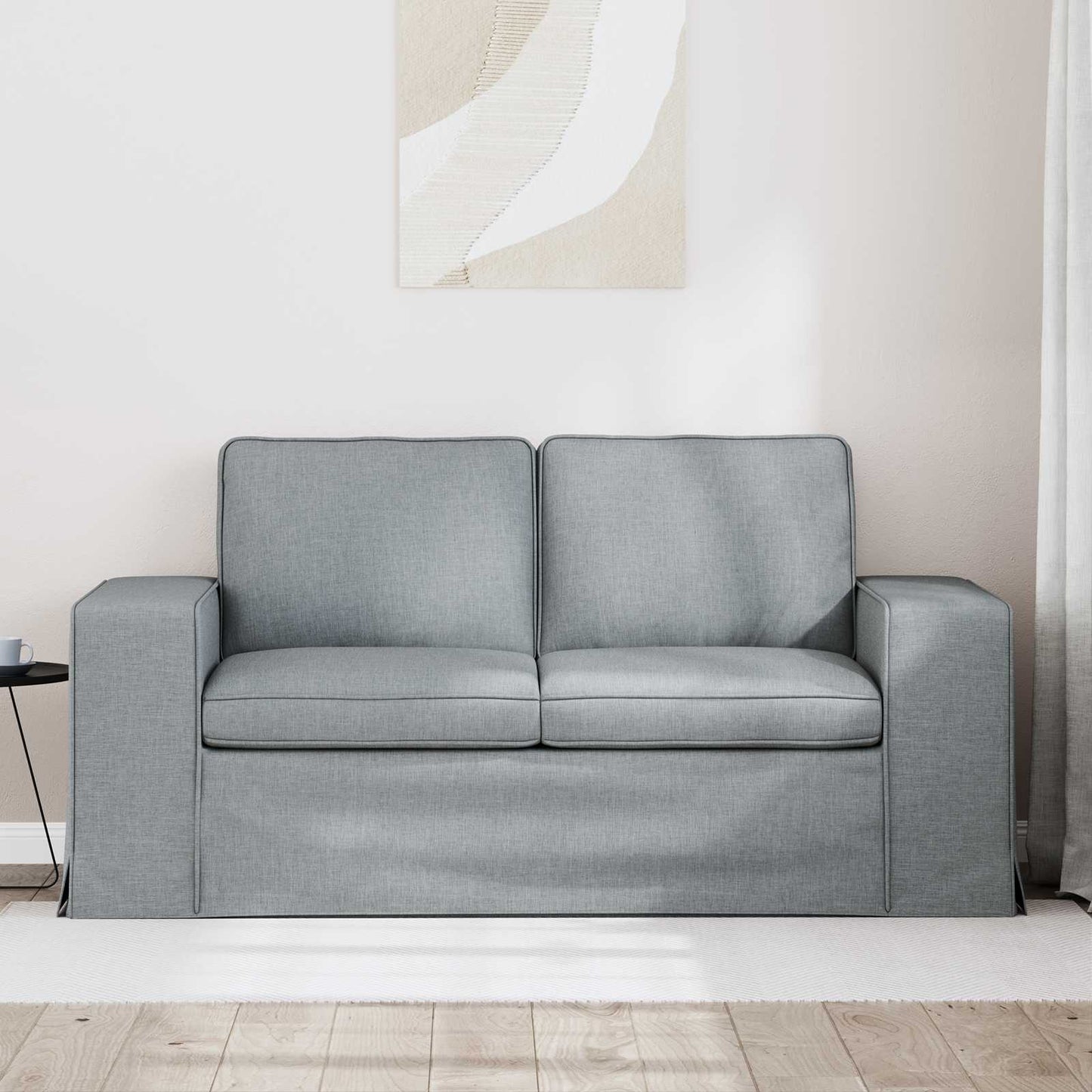 Kanapé Világosszürke 162 x 80 x 82 cm szövet