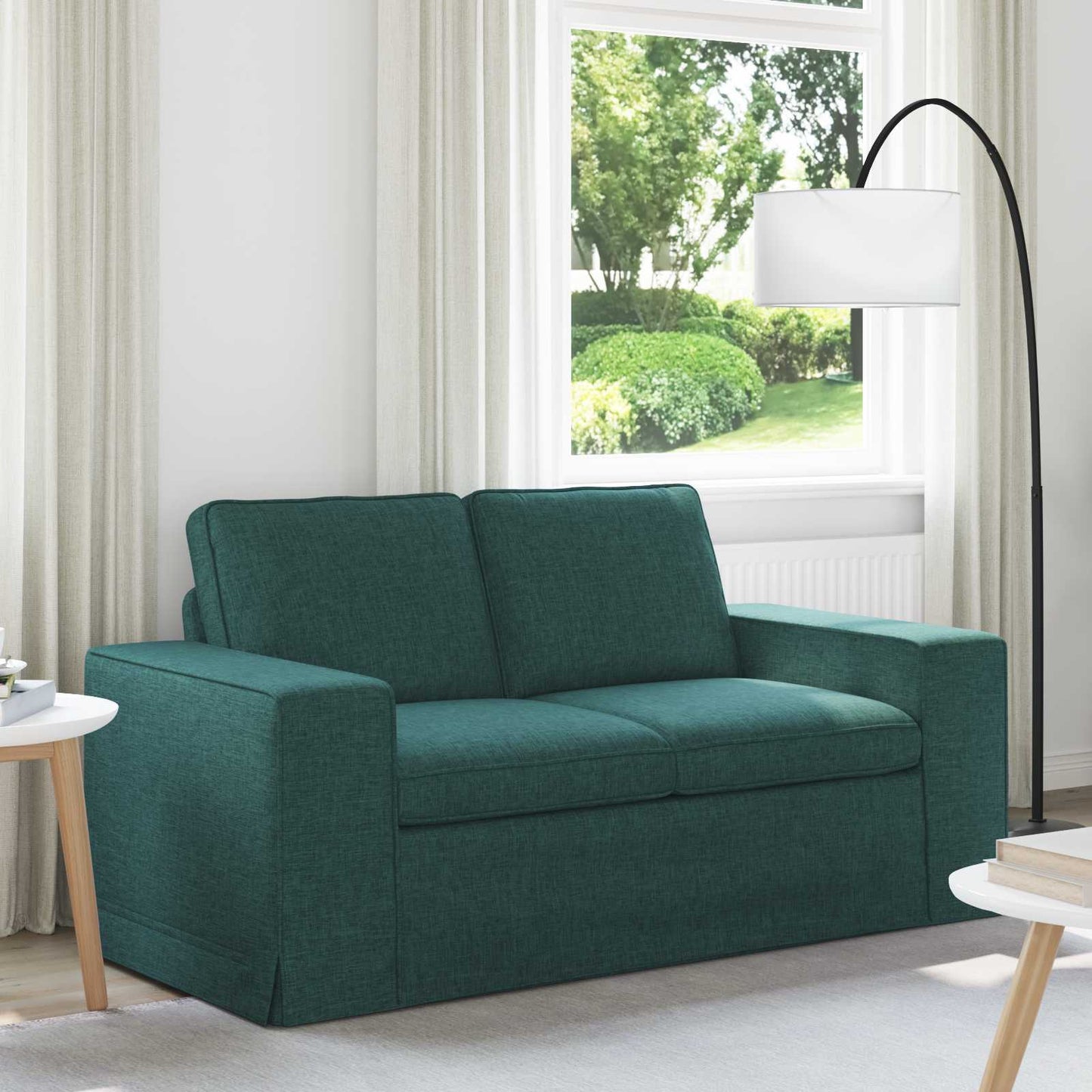 Kanapé Sötétzöld 162 x 80 x 82 cm szövet