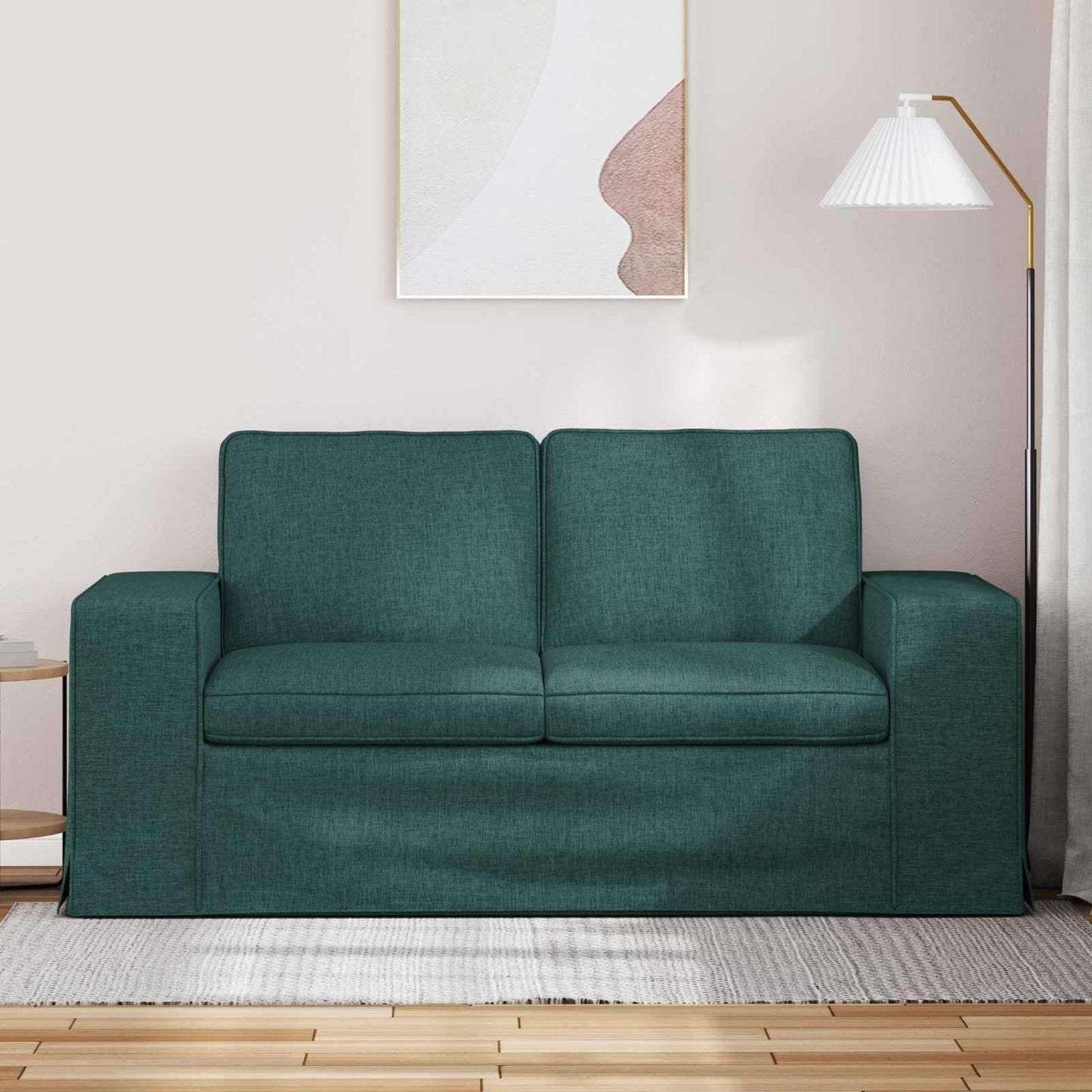 Kanapé Sötétzöld 162 x 80 x 82 cm szövet