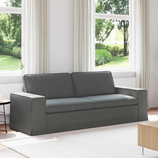 Kanapé Sötétszürke 222 x 80 x 82 cm szövet