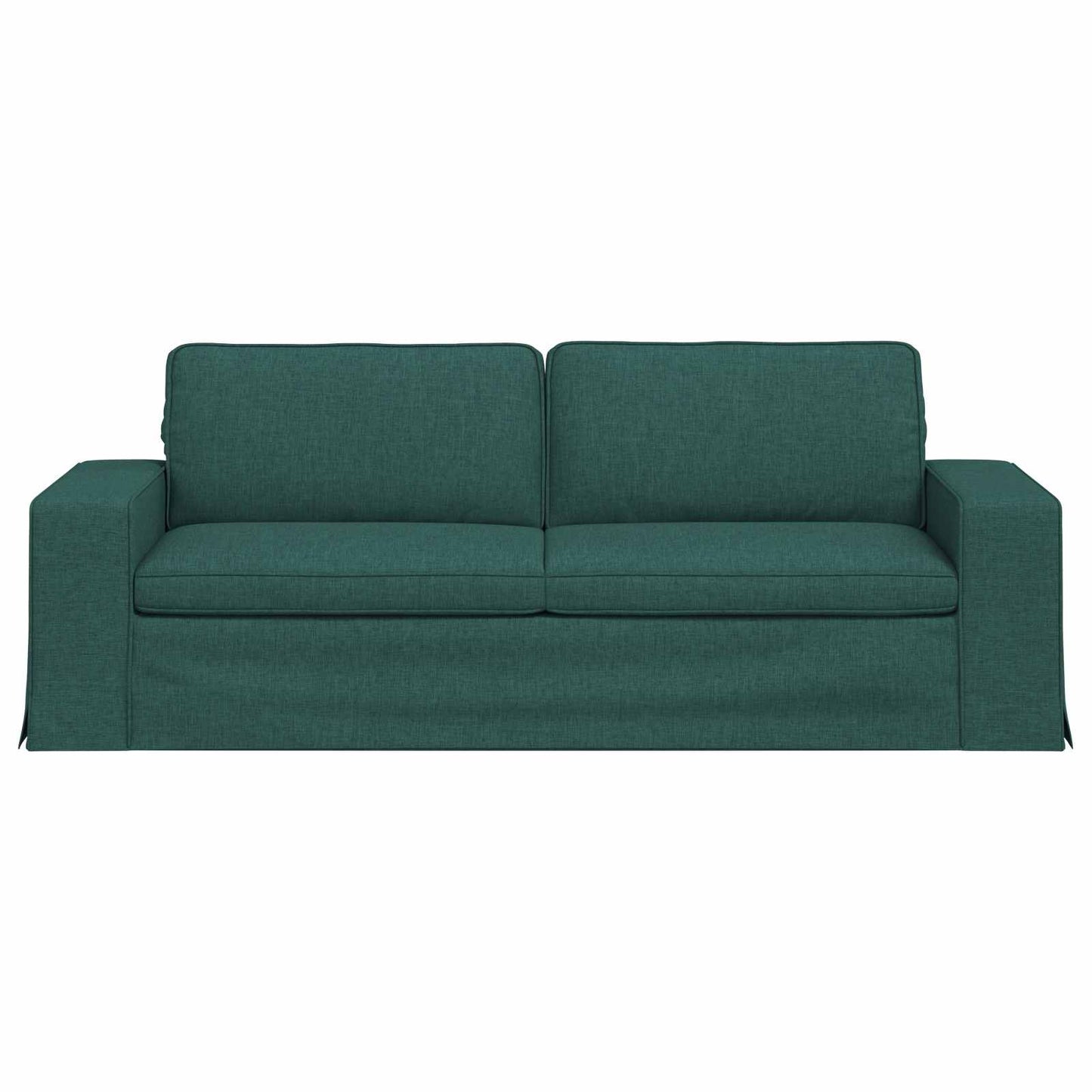 Kanapé Sötétzöld 222 x 80 x 82 cm szövet
