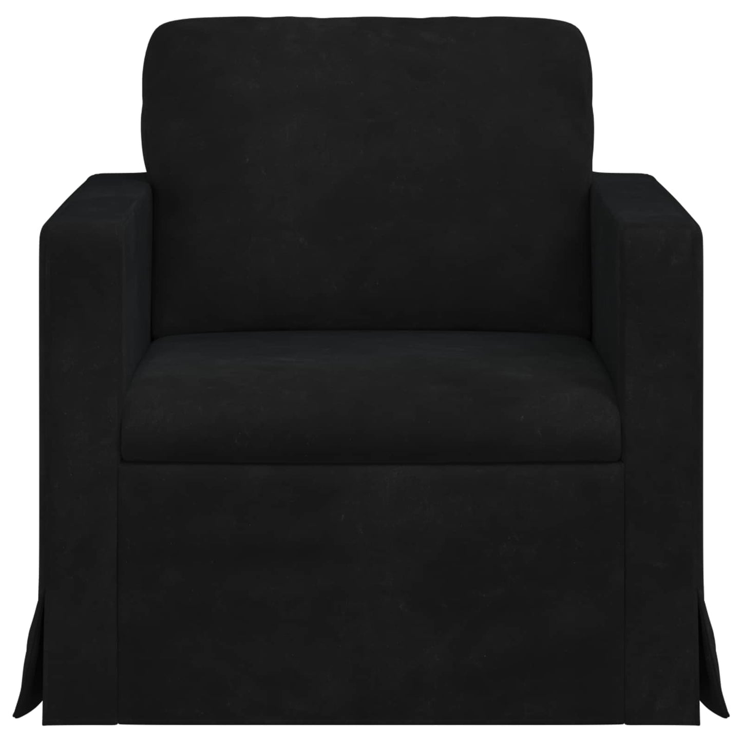 Kanapé Fekete 78 x 78 x 80 cm Bársony