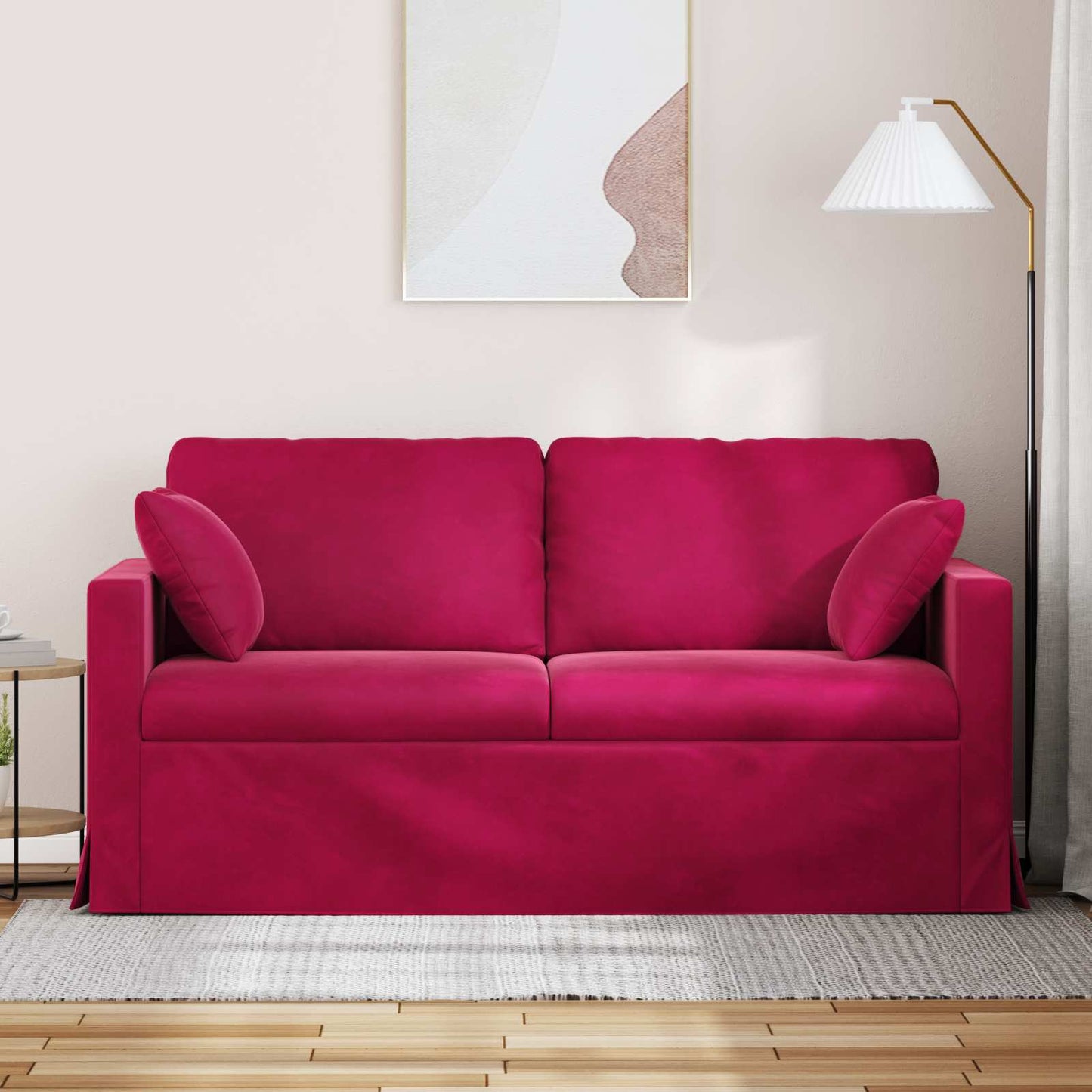 Kanapé Bordó 158 x 78 x 80 cm Bársony