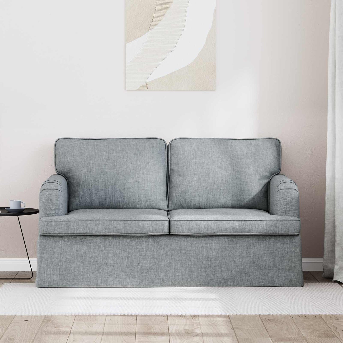 Kanapé Világosszürke 144 x 80 x 85 cm szövet
