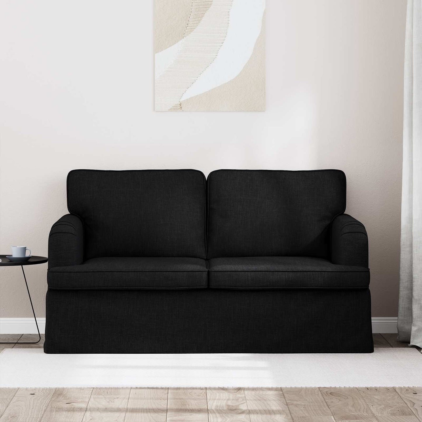 Kanapé Fekete 144 x 80 x 85 cm szövet