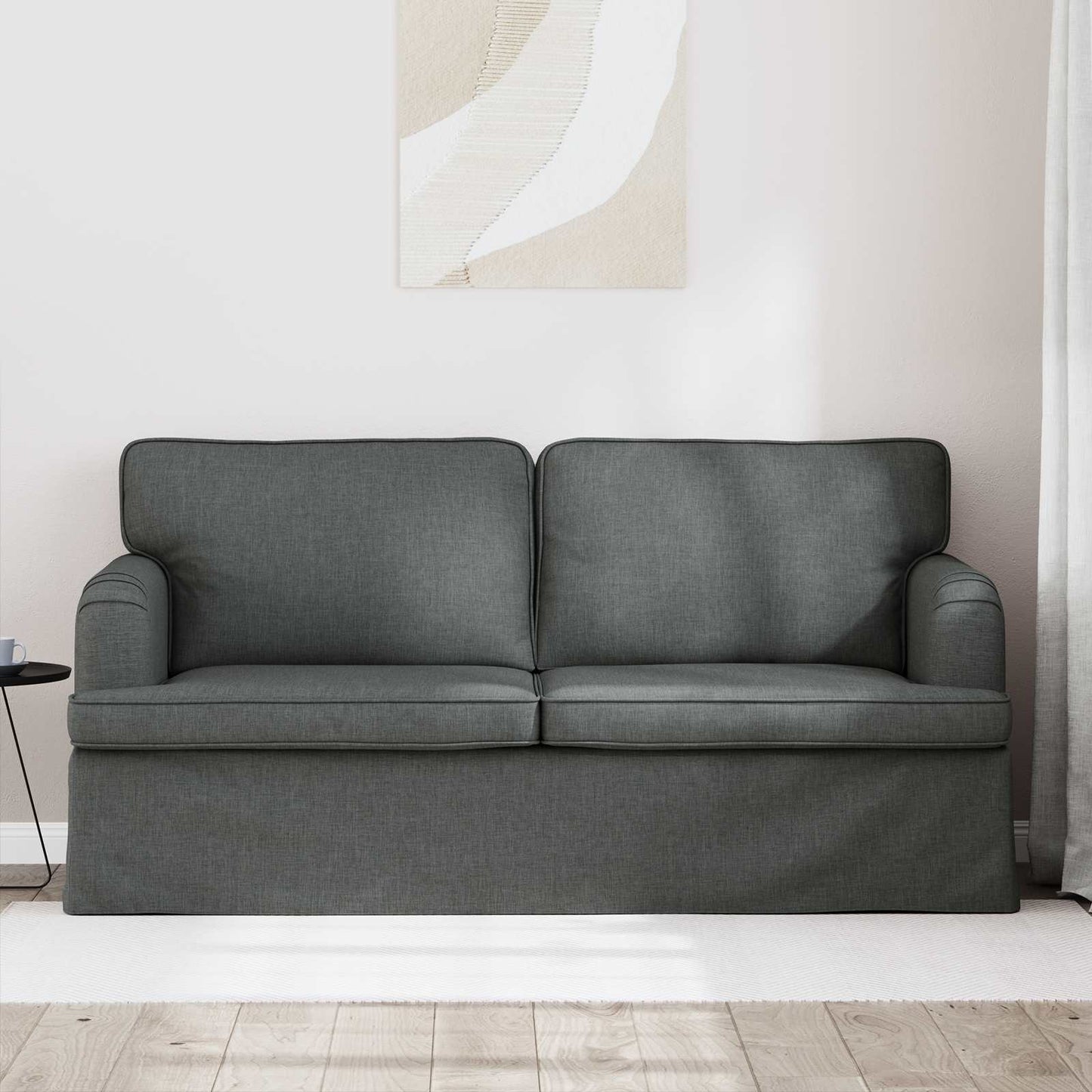 Kanapé Sötétszürke 162 x 80 x 85 cm szövet