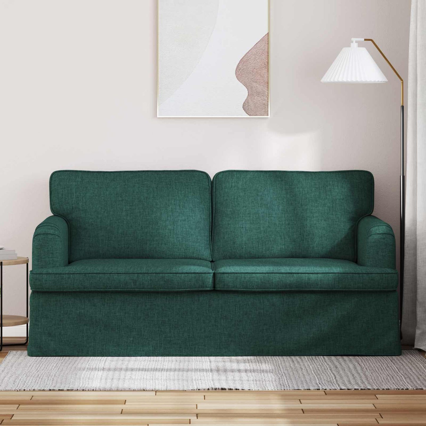 Kanapé Sötétzöld 162 x 80 x 85 cm szövet