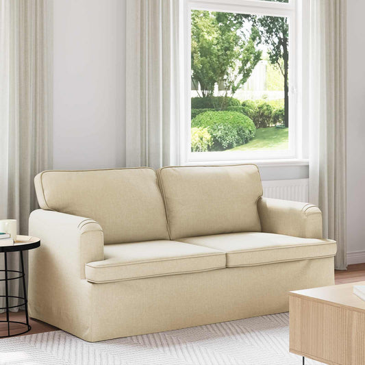 Kanapé Krém 162 x 80 x 85 cm szövet